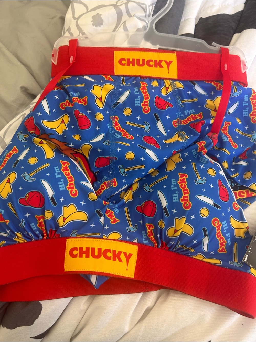 Chucky Blue & Red Women's Briefs - Licensed Character Print